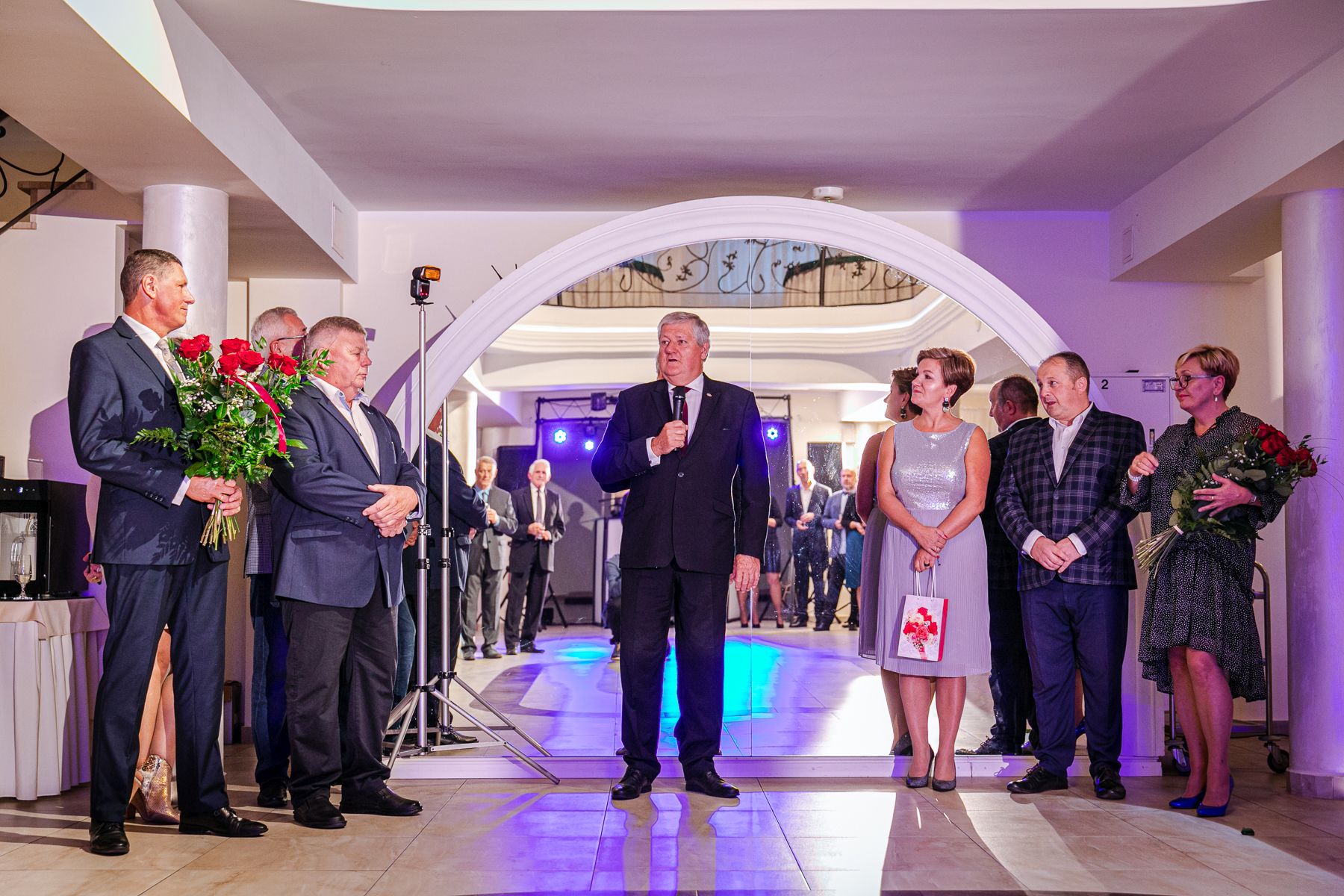 Prezes Marek Bieliński impreza pożegnalna