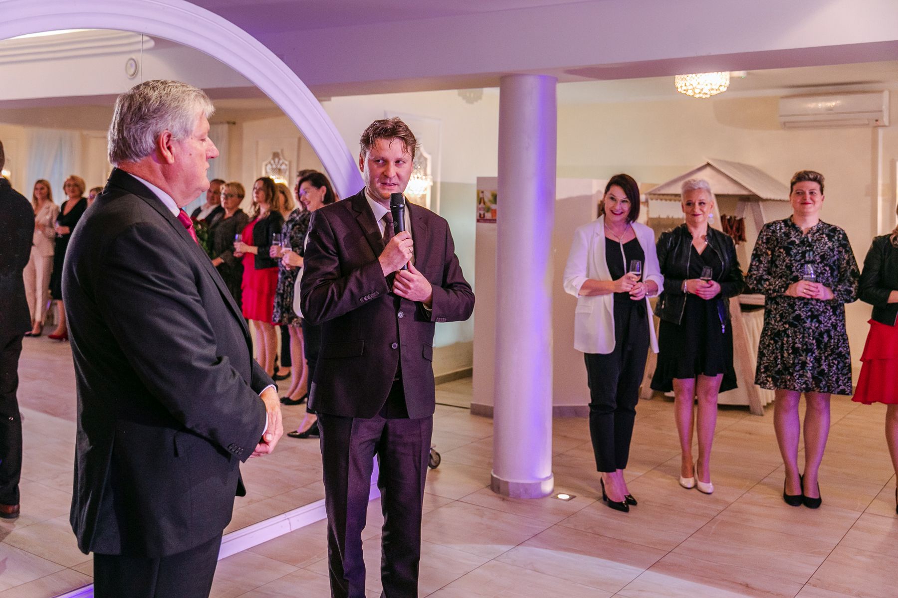 Prezes Marek Bieliński impreza pożegnalna