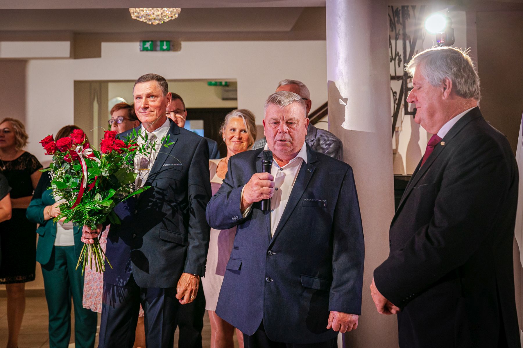 Prezes Marek Bieliński impreza pożegnalna